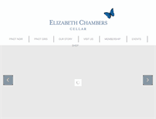 Tablet Screenshot of elizabethchamberscellar.com